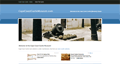 Desktop Screenshot of capecoastcastlemuseum.com